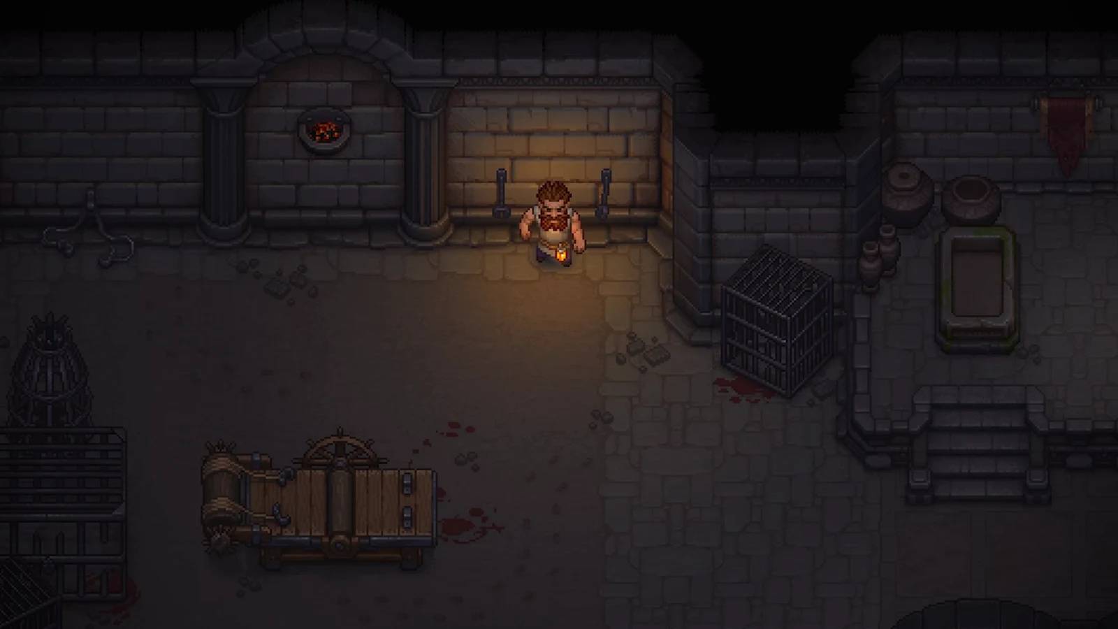 Dungeon beneath the house on the route to Albert
